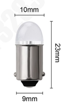 40個 角マーカー用 BA9S 12V 24V レンズ LED 電球 ホワイト 白 デコトラ_画像2