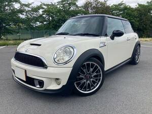 １万円start/BMW　MINI/CooperS/HID/240キロMeter/turbo/ハーフレザーSeat/前後後期typeBumper/Damper/マフラー/17AW/ETC