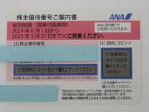 ANA　株主優待券　株主優待番号ご案内書　8枚セット　2025年5月31日　ネコポス送料無料サービス_画像2