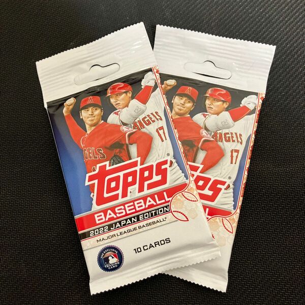 topps 2022 2パック　大谷翔平　選手　表紙