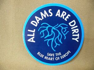 [ Patagonia ] ~ NO DAMSno-* dam ~ sticker 