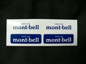 [ Mont Bell ] small 4 sheets set! square - sticker 