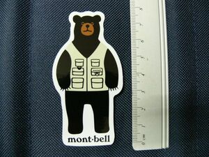 [ Mont Bell ] Bear - sticker ( Sand )