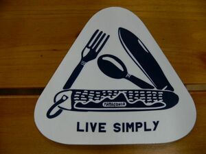  rare [ Patagonia ] ~ rib sin pulley * spoon & Fork * knife ~ sticker 