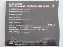 マイルス・デイヴィス Miles Davis / バグス・グルーヴ Bags' Groove ★ＣＤ国内盤_画像2