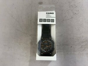 【CASIO】カシオ　AQ-S810W-8AJH　メンズ腕時計　ブラック×オレンジ　SY02-F59