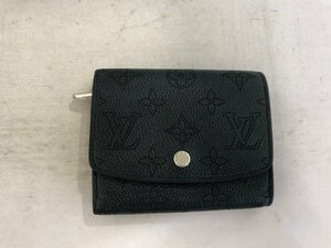 【Louis Vuitton】　ルイ・ヴィトン　モノグラム　ポルトフォイユイリス　コンパクト　二つ折り財布　ブラック　レザー　SY02-F6G