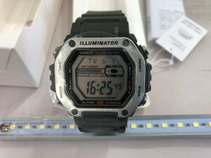 【CASIO】カシオ　MWD-110H-3AJF　メンズ腕時計　シルバー×カーキ　SY02-F7L