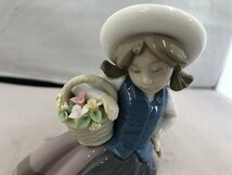 【LLADRO】リヤドロ　「甘い花の香り」　置物・オブジェ　リアドロ　SY02-F0S_画像9