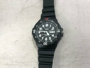 【CASIO】カシオ　MRW-200HJ-1BJH　メンズ腕時計　ブラック×ホワイト　SY02-F7O