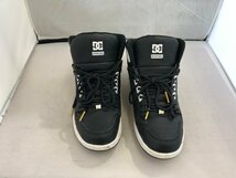 【DC SHOES】ディーシーシューズ　メンズスニーカー　ブラック　レザー　26.5cm　SY02-F61_画像2