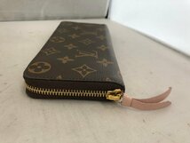 【Louis Vuitton】　ルイ・ヴィトン モノグラム　M61298　ポルトフォィユクレマンス　ラウンドジップ長財布　ブラウン　SY02-EUV_画像6