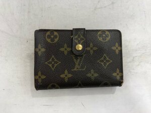 【Louis Vuitton】　ルイ・ヴィトン　モノグラム　折りがま口財布　ブラウン　SY02-EXC