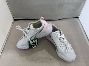 [PUMA] Puma all tei active white × pink synthetic fibre 23.5cm SY02-F41