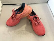 【asics　LADY　fuzeX】アシックス　レディフューズエックス　スニーカー　ローズピンク　合成繊維　25cm　SY02-EPO_画像1