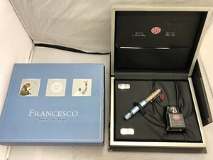 [AURORA] Aurora Rome .. papa franc chess ko limitation light blue fountain pen box * ink attaching SY02-EFT