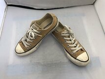 【CONVERSE】コンバース　オールスター　レディススニーカー　ベージュ　キャンバス　24cm　SY02-EFE_画像1