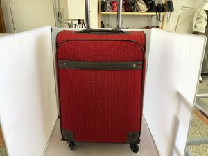 [TOPVALU SERECT] top burr . select Carry case red synthetic fibre cloth SY02-EQT