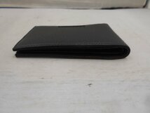 【EMPORIO ARMANI】エンポリオアルマーニ　二つ折り財布　ブラック　レザー　SY02-CMP_画像5