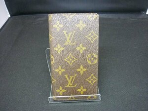 ☆【LOUIS VUITTON】　ルイ・ヴィトン　ポケットダイアリー　アジェンダポッシュ　手帳カバー　モノグラム　ブラウン　N56340　SY02-W37★