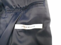 【INTERMEZZO】インターメッツォ　メンズ　シャツジャケット　ネイビー　Mサイズ　SY02-CZI_画像7