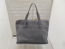 【LOEWE】ロエベ　341．40．D70　ハンドバッグ　ラベンダーグレー　レザー　SY02-D84_画像1