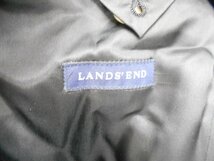 【LANDS END】ランズエンド　メンズ　テーラードジャケット　カシミヤ100%　チャコール　Mサイズ　SY02-VE7_画像6
