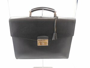 [PRADA] Prada briefcase * business bag black leather SY02-CVP