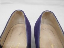 【Ferragamo】　フェラガモ　ヴァラ　パンプス　ヒール3.5㎝　パープル　紫　SY02-JV4★★_画像7