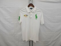 【POLO RALPH LAUREN】ポロ ラルフローレン　キッズ　ショートスリーブポロシャツ　ホワイト　L(14-16)160/80サイズ　SY02-XW3_画像1