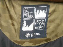 【nano　universe】ナノユニバース　メンズ　ダウンジャケット　カーキ　カモ柄　Sサイズ　SY02-UU1_画像4