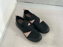 【SKECHERS　BOBS】スケッチャーズ　ボブスメモリーフォーム　レディススリップオン　ブラック×ライトピンク　合成繊維　24cm　SY02-FBV_画像10