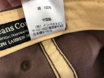 【POLO JEANS COMPANY】ポロジーンズカンパニー　キャップ　ブラウン系　キャンバス　サイズ　フリー　SY02-FC2_画像9