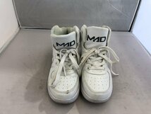 【MAD　FOOT】マッドフット　マッドルイアン　ミッドイン　レディススニーカー　ホワイト　レザー　23cm　SY02-FC9_画像2