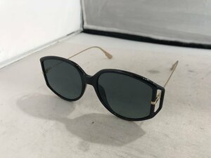 [Christian Dior] Christian Dior sunglasses 80711 charcoal black × champagne gold SY02-FD9