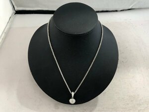 【SWAROVSKI】スワロフスキー　クリスタル×シルバー　ネックレス　SY02-FD5