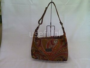 [ETRO] Etro handbag synthetic fibre peiz Lee pattern brown group light brown group lady's SY02-S34***