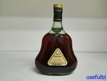 【古酒・未開栓】Hennessy ヘネシー　XO　金キャップ　グリーンボトル　40％　700ml　ブランデー　（1-5-5）_画像2