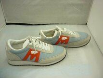 【KARHU】カルフ　レディーススニーカー　ライトブルー×オレンジレッド　合成繊維生地　24.5cm　SY02-DAA_画像4