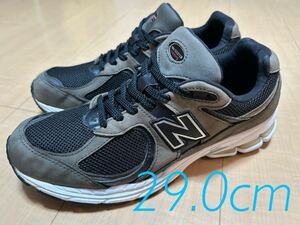 NEW BALANCE ML2002RB ニューバランス 2002 ファーストカラー ブラック カーキ 29cm 29.0 11.0 美品