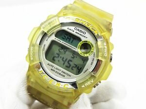 ■ 稼働品 CASIO カシオ G-SHOCK 第7回国際イルカ・クジラ会議記念モデル クォーツ 時計 DW-9200K イエローカラー