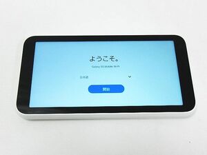 ■ 通電確認済 現状品 Galaxy ギャラクシー 5G Mobile Wi-Fi SCR01 ホワイト 白 モバイルルーター 判定〇 au