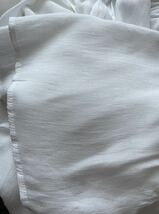 ①ロングシャツブラウス 紫外線日焼け対策　上着ホワイト ゆったりたっぷりギャザー　お尻すっぽり　カーディガン_画像6