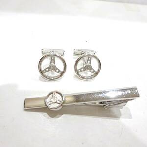 1 jpy ~ dunhill Dunhill cuffs Thai tweezers SV925 silver approximately 24.5g rank accessory men's brand 