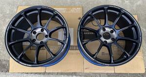RAYS Rays Volkracing ZE40 TIME ATTACK III 3 18 -inch 10.5J +14 PCD114.3 5 hole LM 2 ps limitation out of print light weight forged .. put on footwear only 