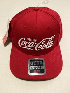 Coca-Cola ◇コカ・コーラ　OTTOツイルキャップ（レッド）◆長期保管・未着用・タグ付◇アメカジ◆コカコーラ刺繍ロゴのメッシュキャップ