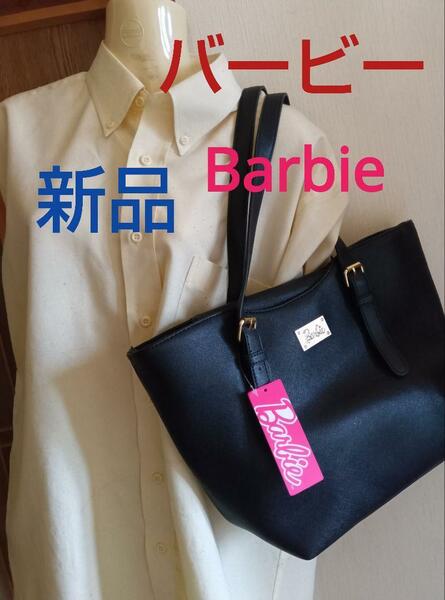  【新品】Barbie バービー★ブラックトートバッグ