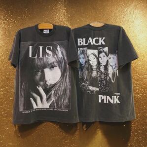 ブラックピンクBLACKPINK LISAリサロゼジェニブラック 00s 90s 古着 メタリカnirvanaカートコーバンピンクフロイドキムタクレッチリ激レア