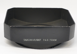 【送料無料】タクマー TAKUMAR/6X7 75mm F4.5用 フード 中古品