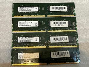 SanMax DDR4 PC4-2133P 32GB （8G x4）動作確認済 デスクトップ用　UDIMM